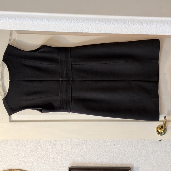 Loft Charcoal/ dark Gray Sleeveless Dress, Size 8 - Picture 6 of 10